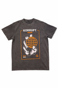 Control / Oversized acid wash Tee
