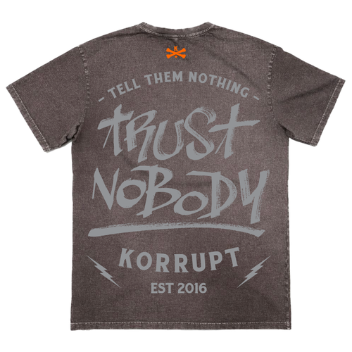 Control / Oversized acid wash Tee